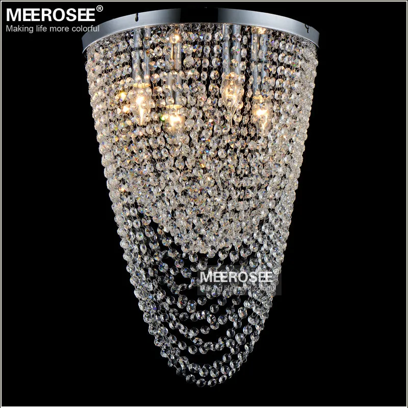 Хрустальная люстра с утопленным креплением освещение для спальни кухни коридора