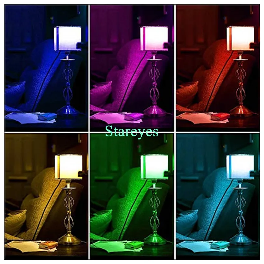 1 шт. E27 светодиодный 16 цветов RGBW меняющийся RGB+ Белый Волшебный светильник лампа AC85-265V светодиодный шар лампа 3 Вт 5 Вт 10 Вт+ ИК пульт дистанционного управления