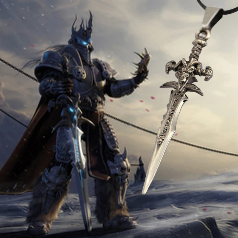 Ювелирные изделия из игры Панк готическое ожерелье Frostmourne Espada металлические