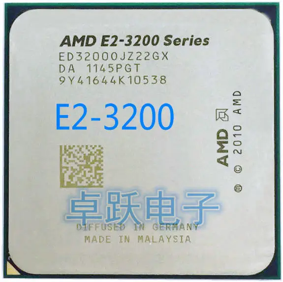 AMD E2 Series 2 4 GHz двухъядерный процессор ED3200OJZ22GX разъем FM1 Бесплатная доставка|socket fm1|cpu