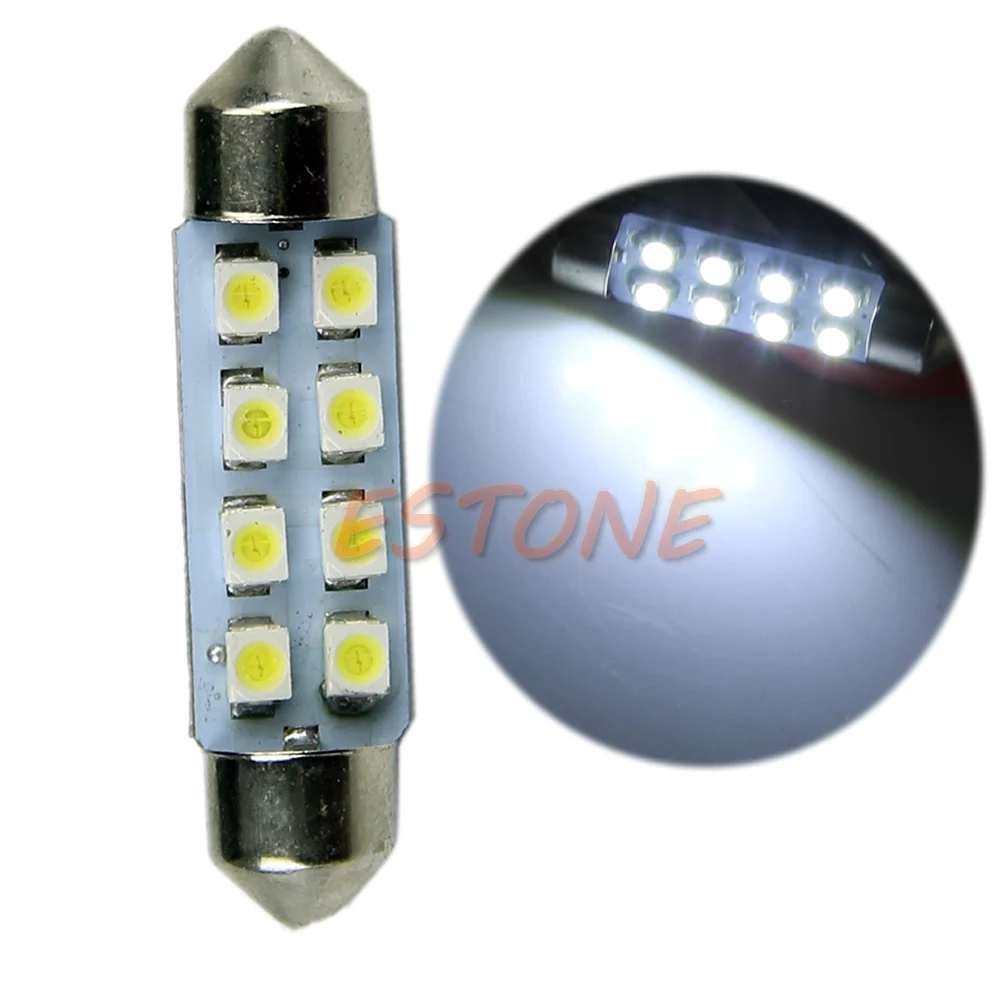 41mm 8 LED 3528 Super Bright Car Interior Light Festoon Dome Map Lamp Roof Bulb | Motorcycle Signal