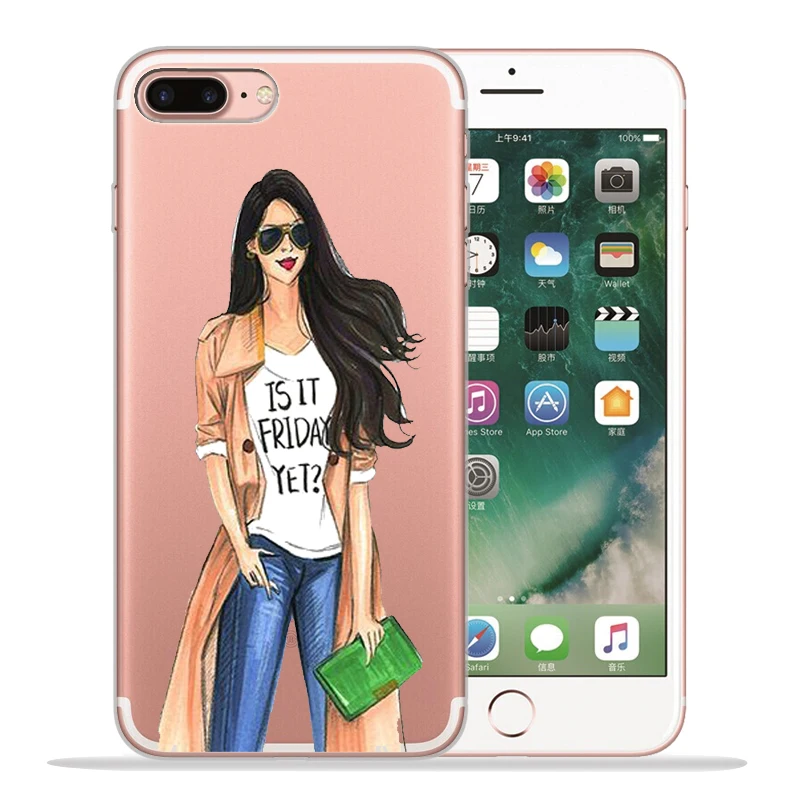 Для iphone 8 2019 Новое поступление Модный чехол для девушки Iphone 7 X XS Max XR 6 Plus 5S SE