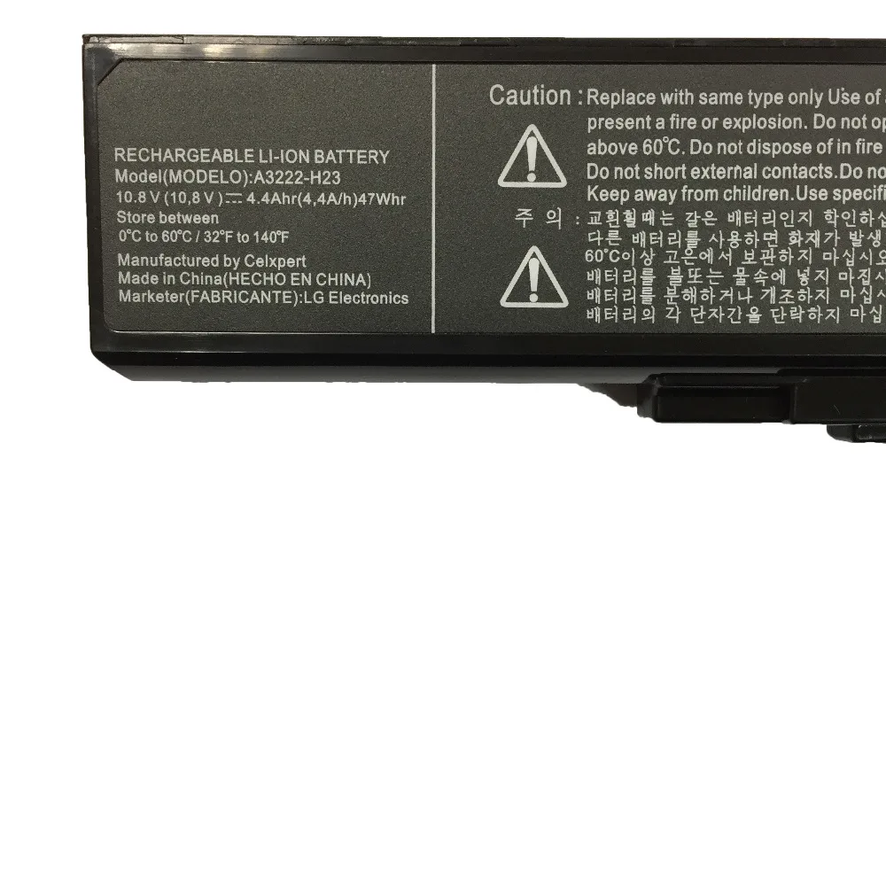 Аккумулятор для ноутбука LG WideBook C50 CD50 C500 A305 A310 R380 RB380 10 8 A3222-H23 в 47 Втч | Компьютеры и