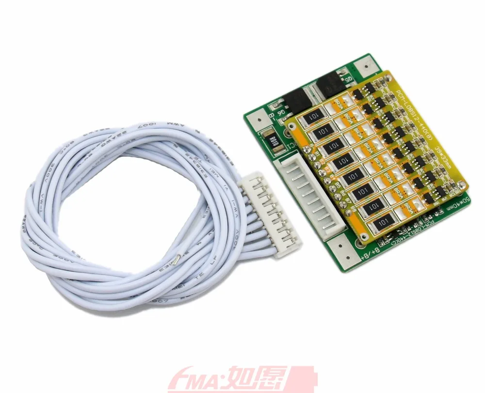 Модуль защитной цепи PCM для 8S 28 8 V 29 6 Li ion Po аккумуляторной зарядки/разрядки BMS 5 30A