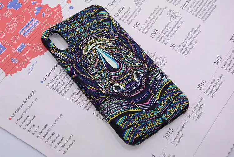 Роскошный Матовый чехол для samsung Note 10 S10 S8 S9 Plus Note 8 9 iPhone 11 Pro Max XS XR 6S 7 8 Plus, мягкий ТПУ чехол с изображением животных