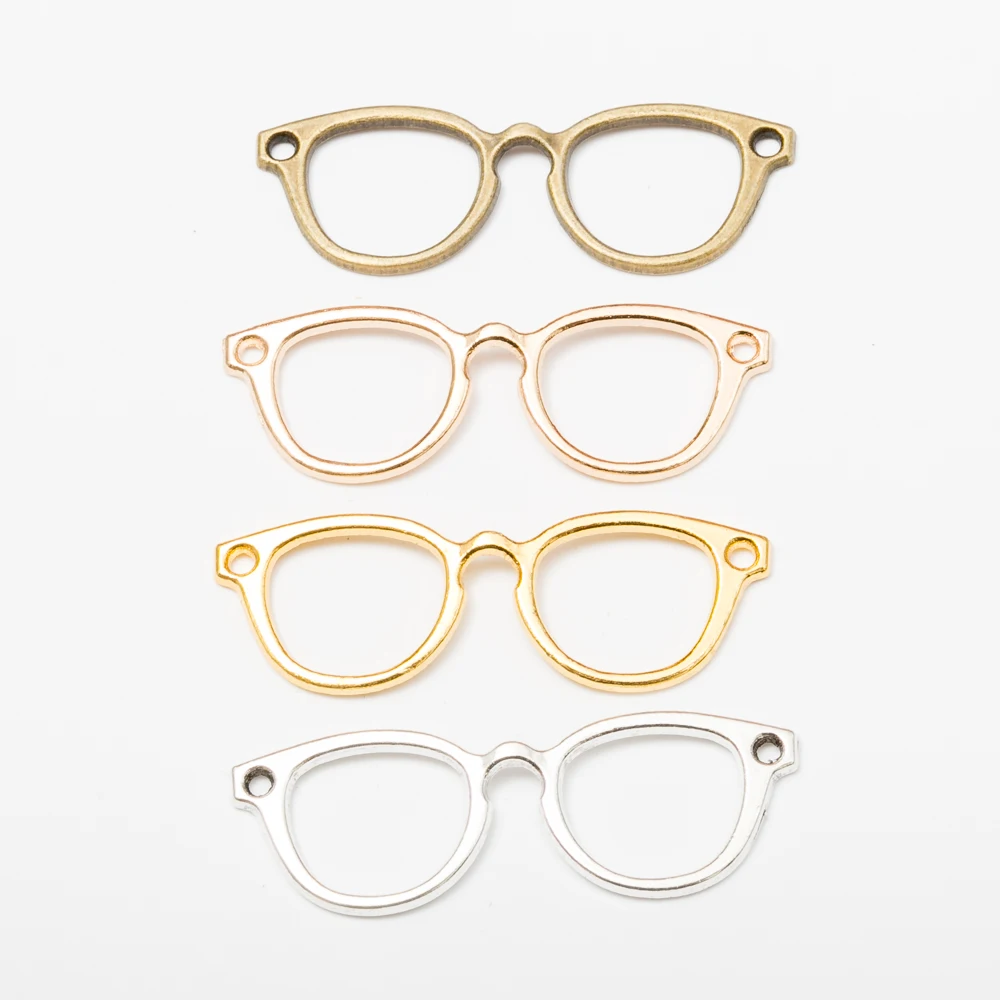 Очки в винтажном стиле цинковые Подвески для изготовления ювелирных изделий