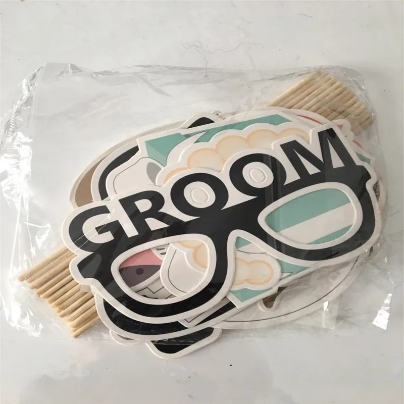 Свадебная фотобудка реквизит Вечеринка смешная маска сделай сам мистер миссис