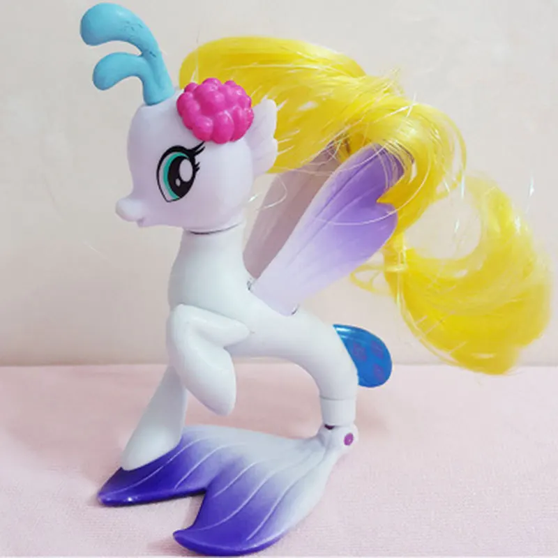 9 My Little Pony пластиковая игрушка Русалка Сумеречная Искорка Радуга Дэш Пинки Пай аниме куклы игрушки для детей подарок - Цвет: 9