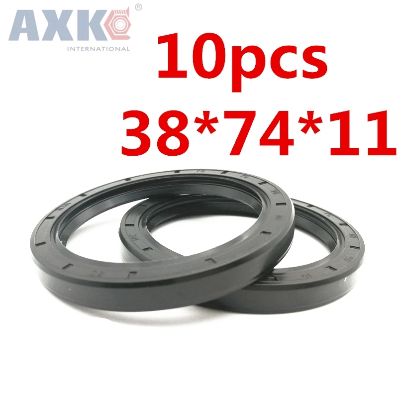 AXK 10 шт TC38x74x11 каркасное сальник Уплотнения высококачественное уплотнение