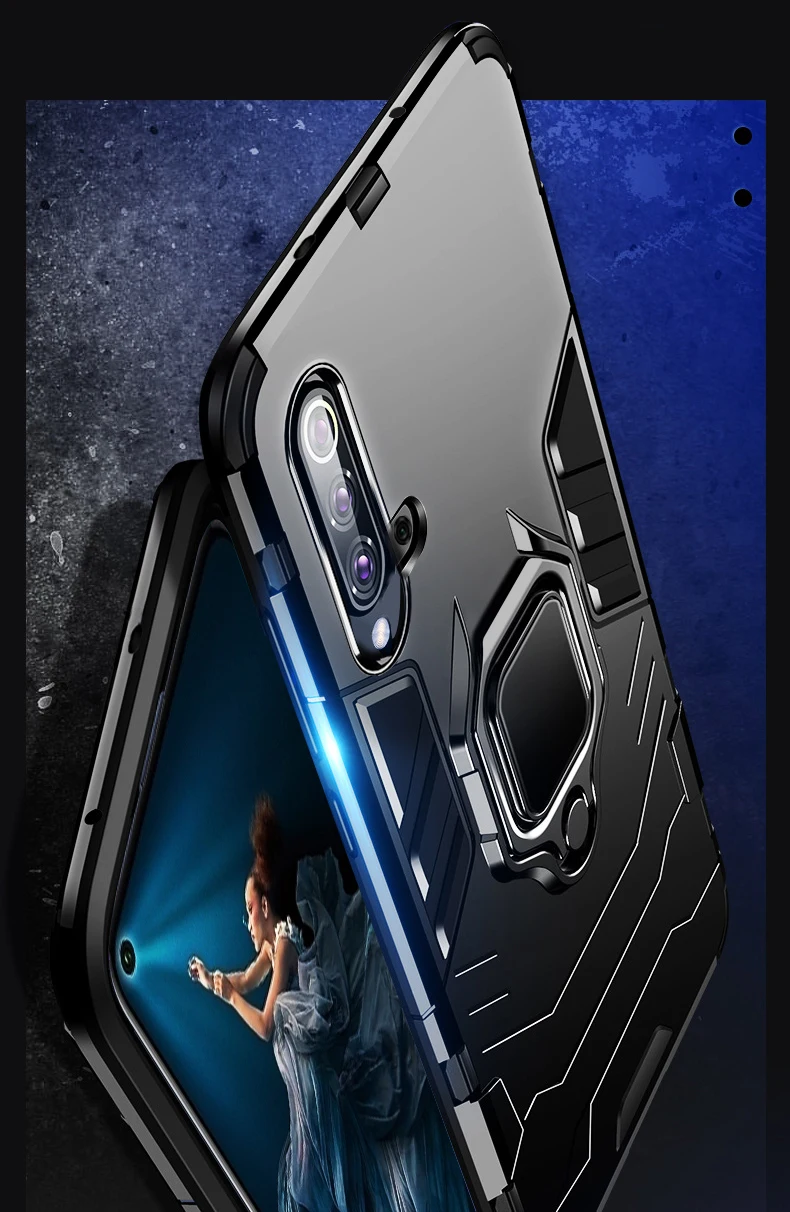 Роскошный противоударный чехол-броня для huawei honor 20, чехол для телефона, задняя крышка для huawei honor 20 pro, силиконовый чехол-держатель honor 20