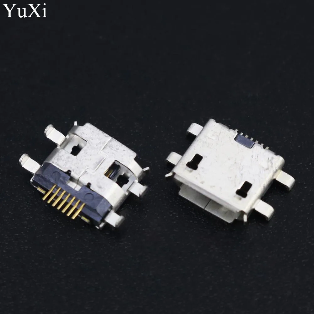 Мини коннектор YuXi с разъемом Micro USB 7 контактов для длинных кромкой разъем