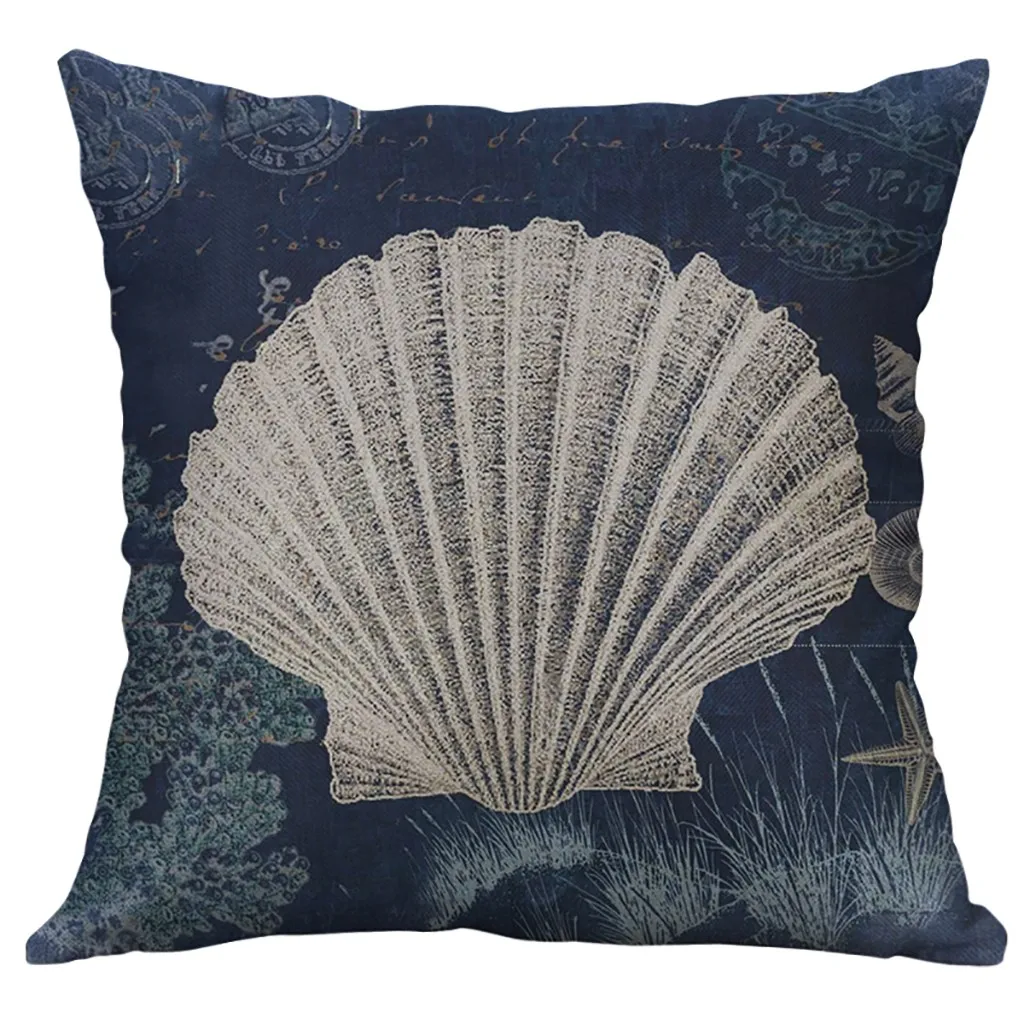 Креативная Морская жизнь Черепаха лошадь КИТ подушка в виде осьминога Гибискус