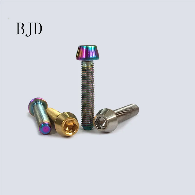 4 шт. титановый сплав быстроразъемный тормозной крепежный винт m5 * 20/25 для горного