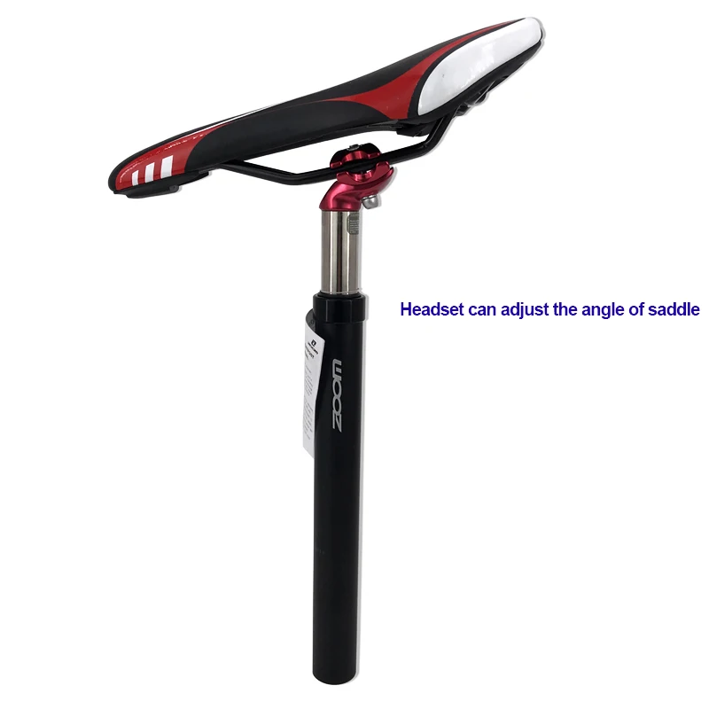 ZOOM Bicycle Seat post 27.2 28.6 30.1 30.4 30.9 31.6mm tija mtb Suspension Seatpost Aluminum Alloy Shock Absorber damping MTB