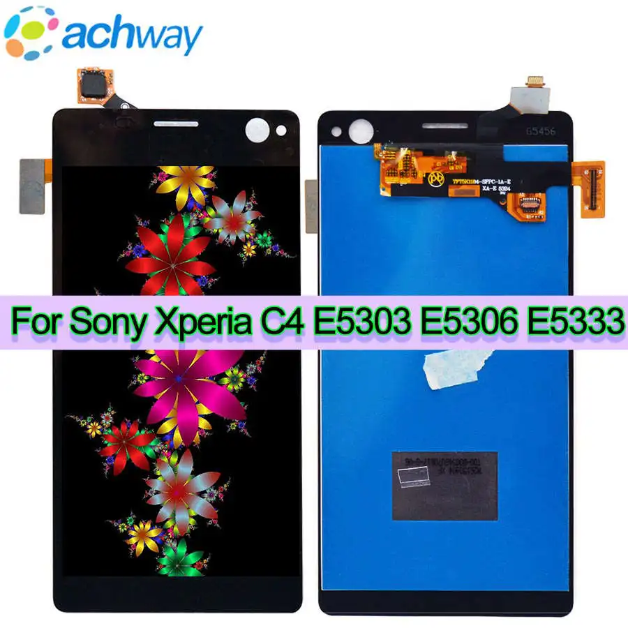 

Для SONY Xperia C4 ЖК-дисплей E5303 с сенсорным экраном дигитайзер сменный двойной E5353 E5363 E5333 E5306 для SONY C4 ЖК-экран