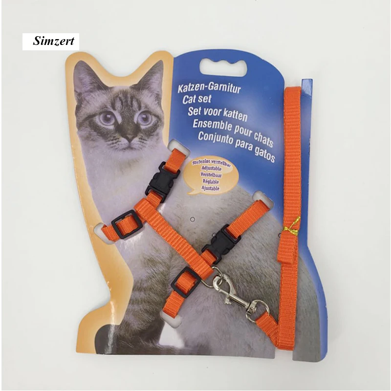 Simzert Товары для кошек кошка рубашка с принтом котами и воротником нейлоновый