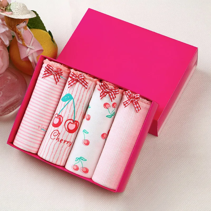 

Women's Panties Printed Cotton Underwear Girl Briefs Lingerie Ladies Underpants Stripe Woman Intimate Female Panty Drop Shipping