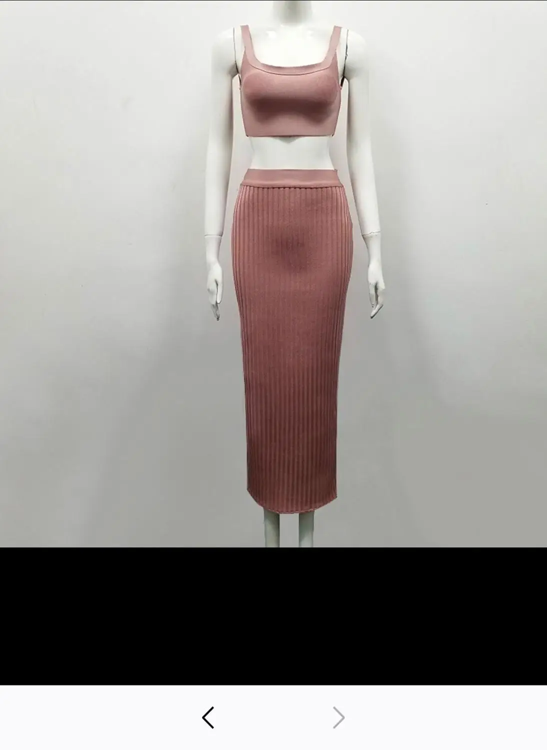 Элегантные Длинные розовые вечерние платья без рукавов из 2 предметов