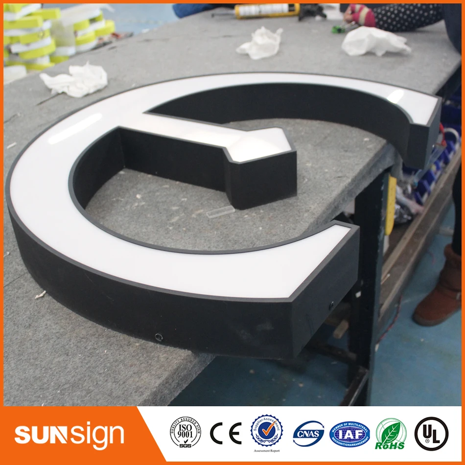 Светодиодная алюминиевая печатная плата канал Samsung буквенный знак для