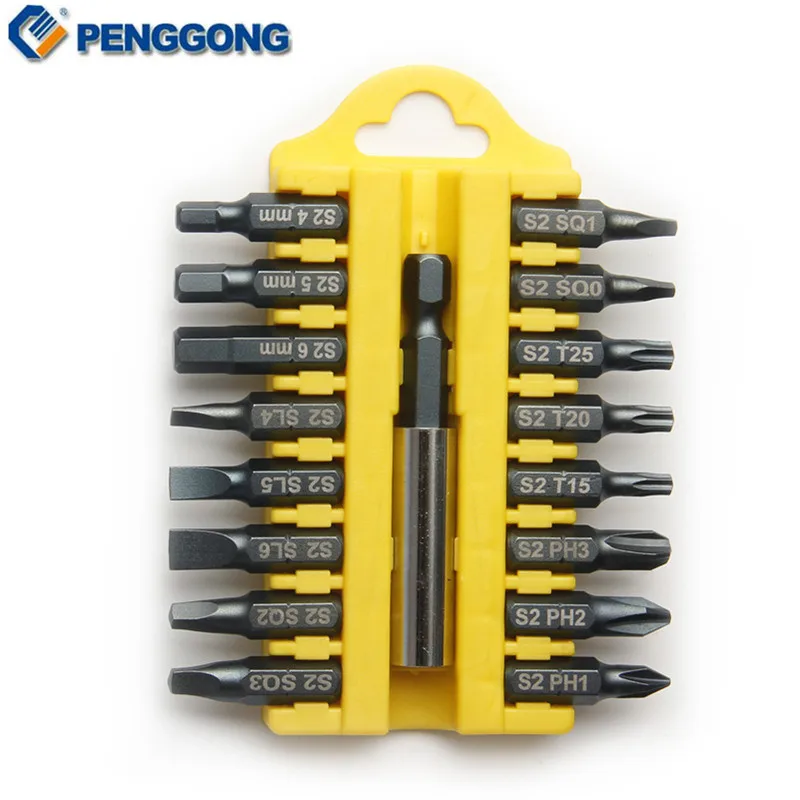 

Электрическая отвертка Phillips Torx с магнитной головкой, 17 шт.