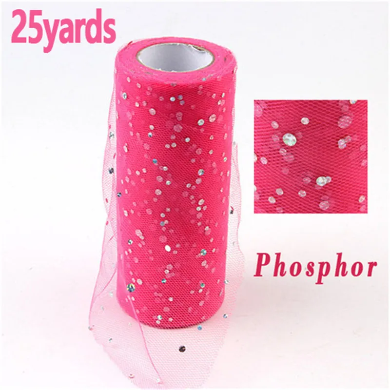 Блестящий тюль с блестками