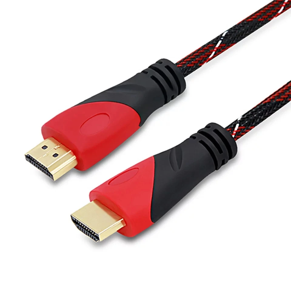 Кабель NylonBraid HDMI 3 м 5 8 10 15 кабель V1.4 Full HD 1080P 3D AV UHD плоские кабели с золотым