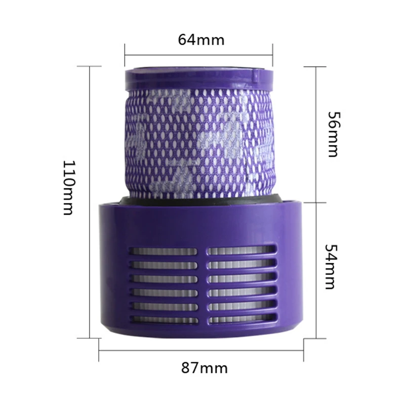 

1 моющийся фильтр для пылесосов Dyson V10 SV12