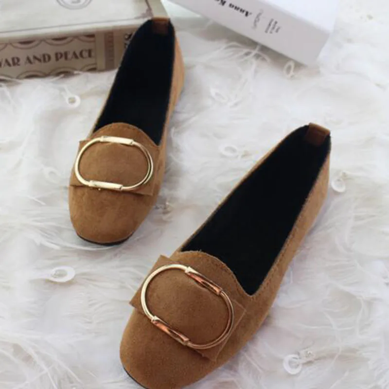 Женские зимние теплые повседневные однотонные мокасины Лоферы дышащие
