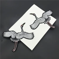 wholesale 20pcs 1817cm embroidered sewing on patch iron on patch stickers for clothes sewing fabric applique supplies yh23