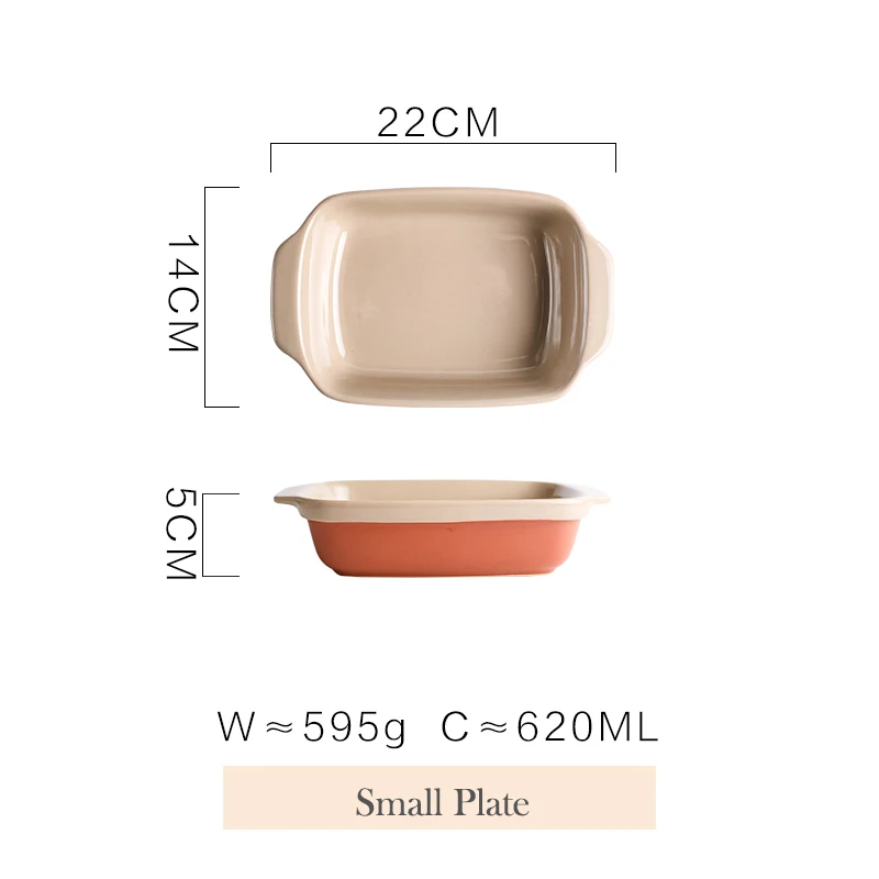 Оранжевая керамическая обеденная тарелка 8 7/12 2 дюймов стандартная для салата