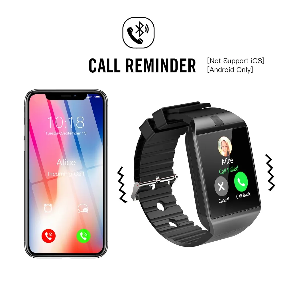 Cawono смарт часы DZ09 Смарт Bluetooth умные SmartWatch детские Relogio мужские телефон TF sim карты