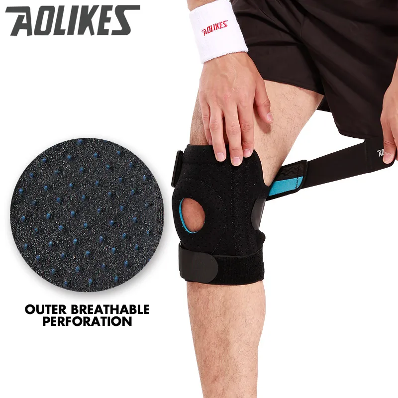 Наколенники Meniscus из силикагеля дышащие спортивные наколенники с пружинами для