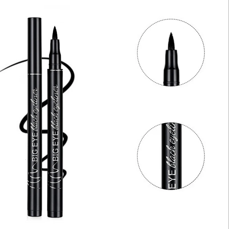 

1 шт. водостойкая ручка прецизионная жидкая подводка для глаз гладкие инструменты для макияжа черный стойкий карандаш для подводки глаз