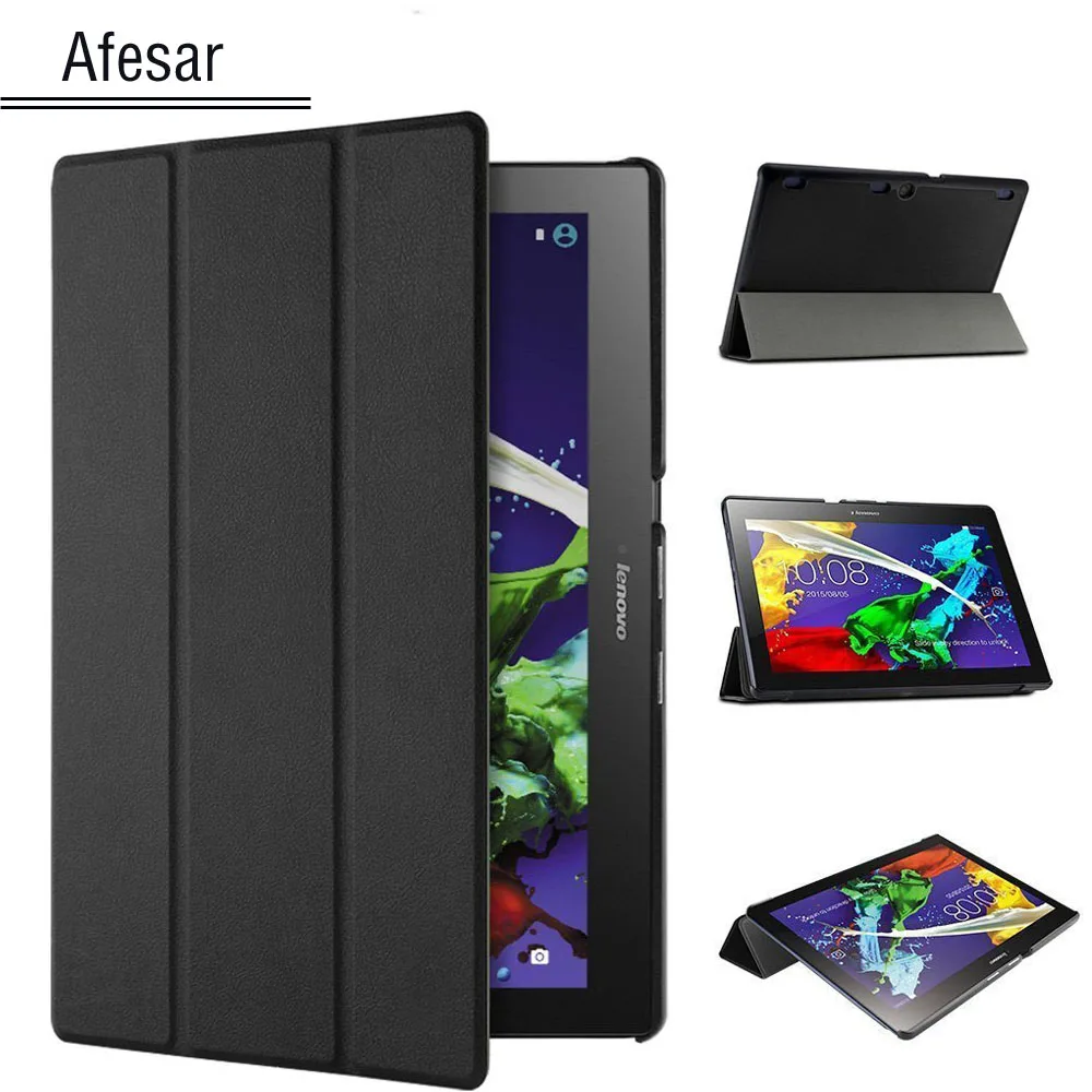 Capa para Lenovo Automático para Lenovo 10 Capa Inteligente Ultra Fina Leve Despertar Tab3 Plus 10.1 Tab 2 A10 – 3