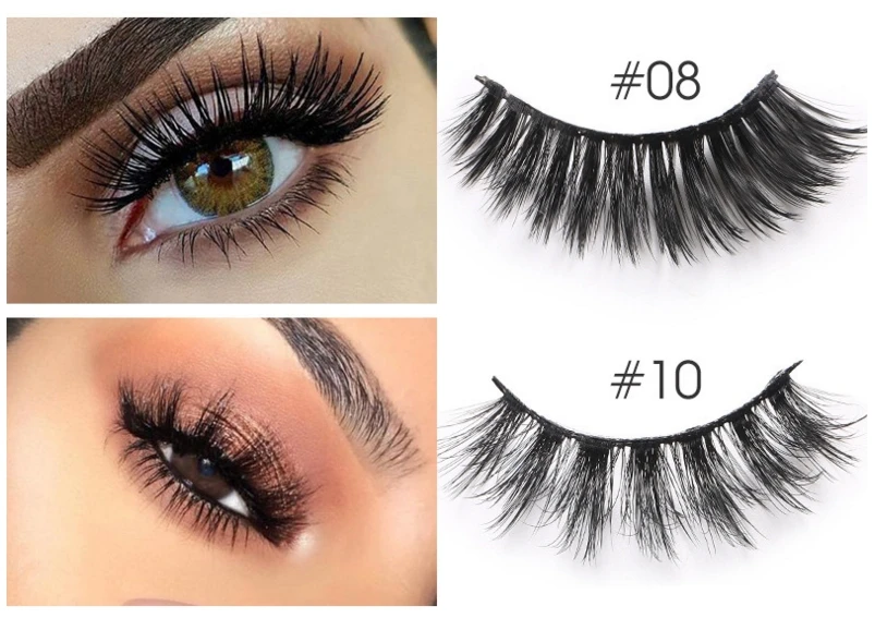 Clotobeauty натуральные накладные ресницы 3D норковые ресницы ручная работа длинные толстые объемные ресницы для наращивания макияжа Eyelashes-3D