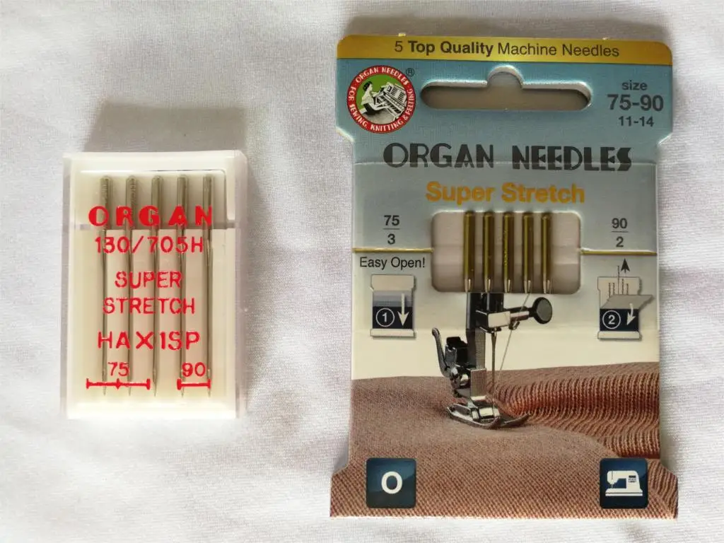 Иглы для домашней швейной машины, иглы organ, 5 шт., высокое качество, супер стрейч для трикотажных тканей и эластичной ткани, 1 упаковка = 5 шт