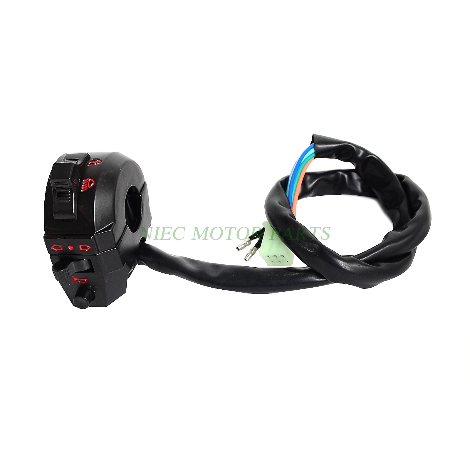 

Motorcycle Universal Handlebar Control Switch Light Horn Indicators Bar ATV Quad