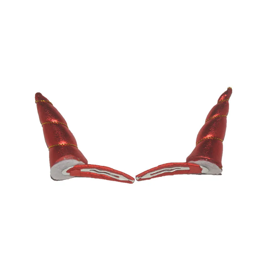 

New Mini 2" Gold/Silver Metallic Unicorn with clips Kids Girls Unicorn Horn Party Hair Accessories Flat Pack 36pc/lot