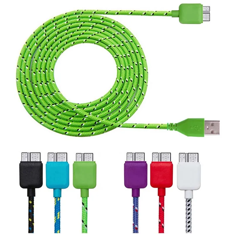 1 м 3 фута тканевый нейлоновый USB 3,0 микро плетеный кабель для синхронизации данных и зарядного устройства, кабель для зарядки, кабели для подключения к электронике