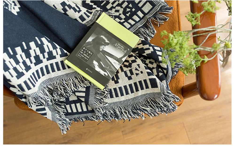 ESSIE HOME темно синяя белая искусственная кожа для дивана гостиной спальни коврик