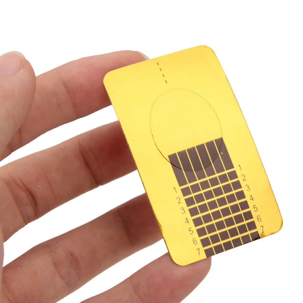 500 шт. формы для ногтей руководство искусство советы наращивания французский DIY