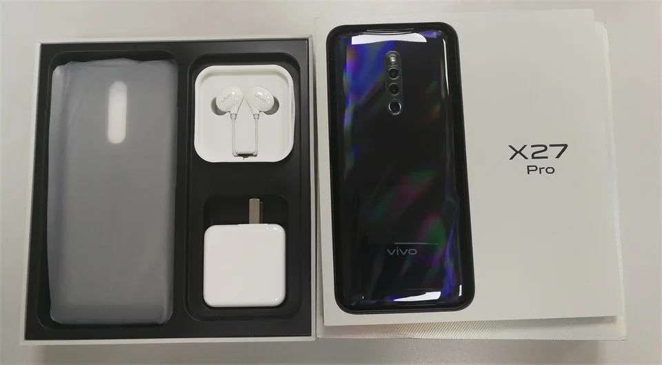 Vivo X27 Pro мобильный телефон 4G LTE Android 9,0 Восьмиядерный Snapdragon 710 8+ 256G экран отпечатков пальцев HiFi 6," FHD+ 48 МП камера