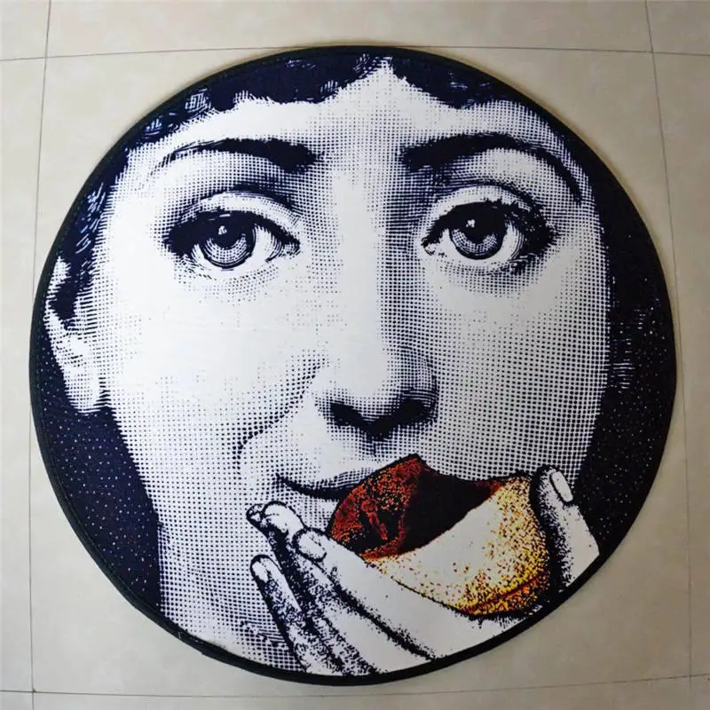 4 Fornasetti круглый коврик классический косметический ковер для гостиной спальни коврик для входной двери домашние декоративные коврики - Цвет: 4