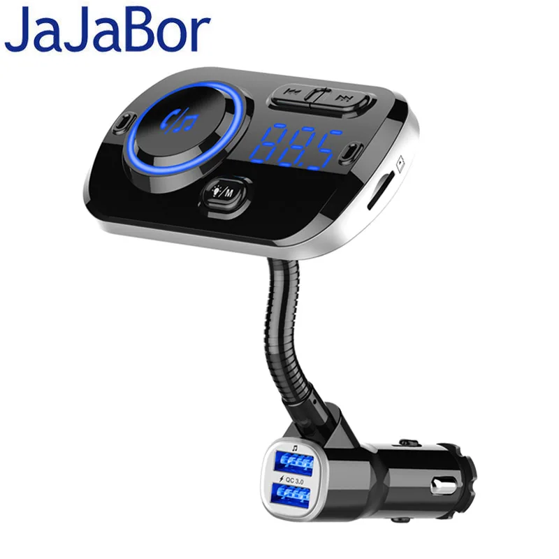JaJaBor fm передатчик беспроводной A2DP MP3 аудио музыкальный плеер Bluetooth 5 0