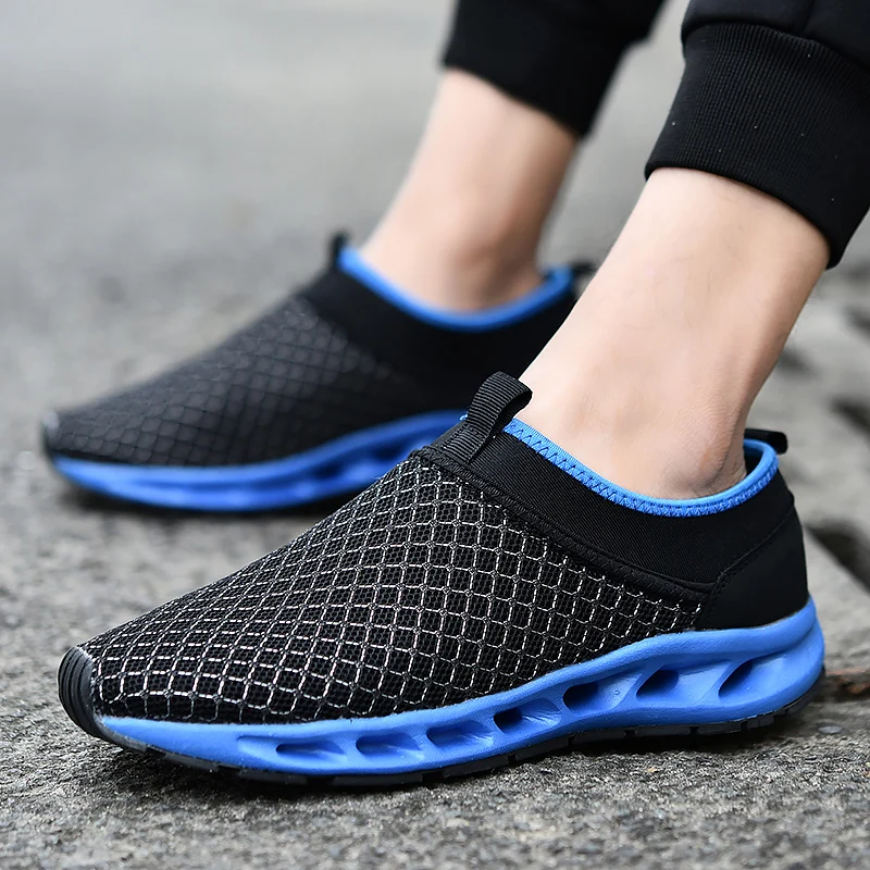 2017 летние мужские кроссовки для бега нескользящая обувь дышащая Спортивная из