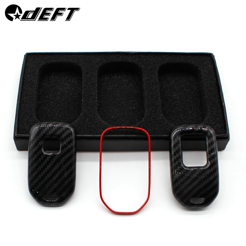 

DEFT, удаленный Автомобильный ключ, оболочка из углеродного волокна, оболочка для Honda Civic, Автомобильный ключ десятого поколения, оболочка