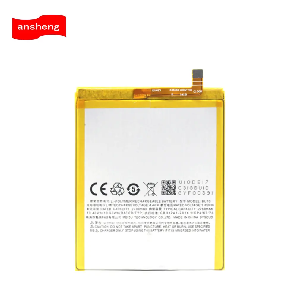 

Original 2760mAh BU10 Battery For Meizu U10 U 10 U680A U680D Smartphone