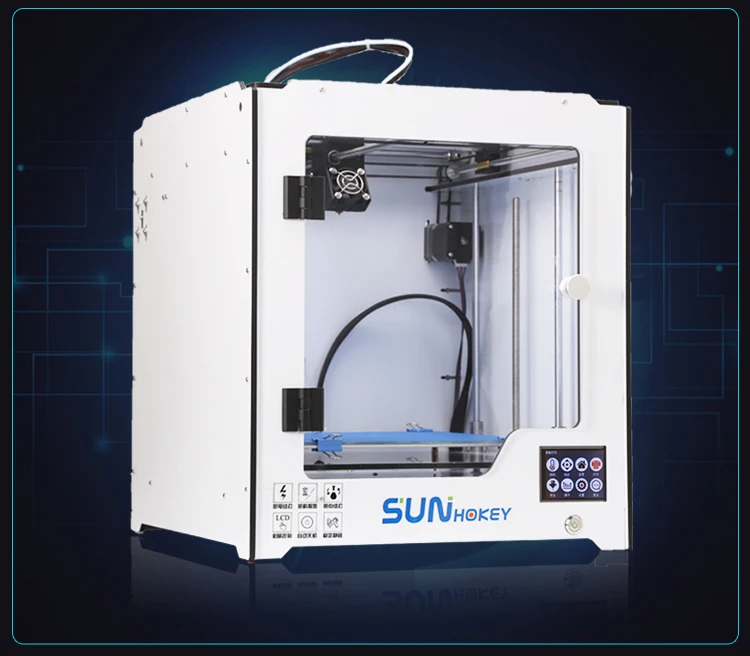 Новое поступление Собранный металлический 3d принтер Sunhokey U250 с большой печатью размера impresora 3d