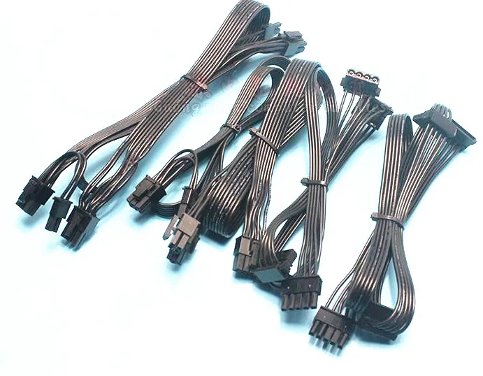 Модульный кабель питания CoolerMaster 5pin SATA / IDE 6pin dual 6 + 2pin для всех серий| |