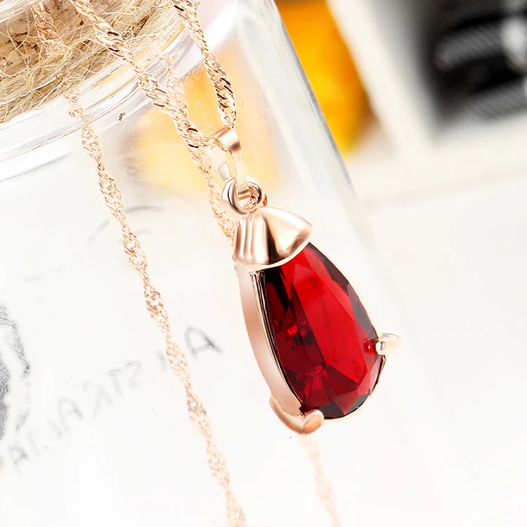 2020 острые подвески и ожерелье серьги в форме капли воды золотого цвета с